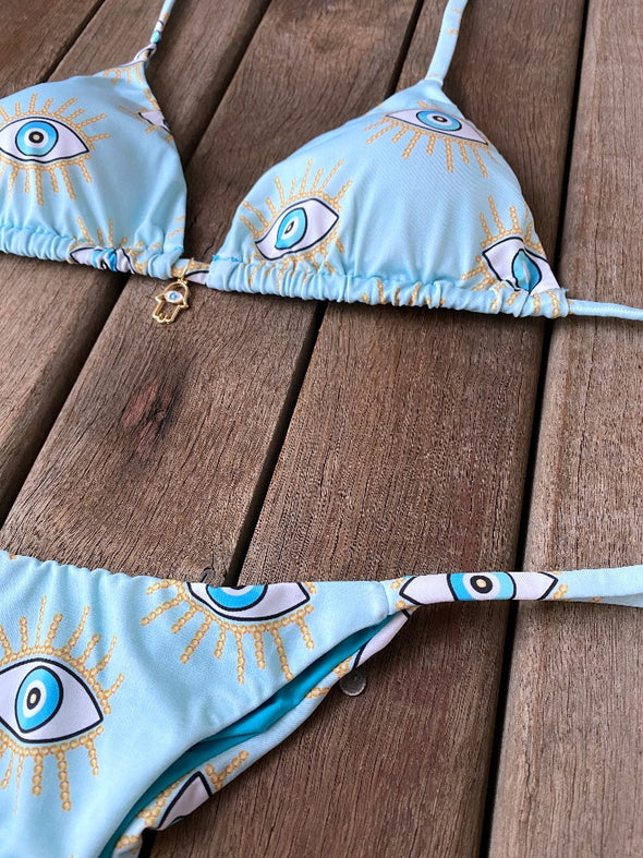 Bikini Tie Sides Bikini Luck Eyes (light version)