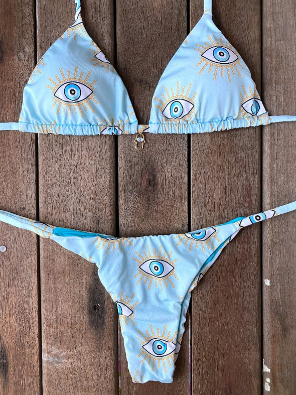 Bikini Tie Sides Bikini Luck Eyes (light version)
