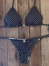 Bikini Tie Sides Polka Dot (white)