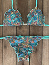Bikini Tie Sides Ripple Cumbuco
