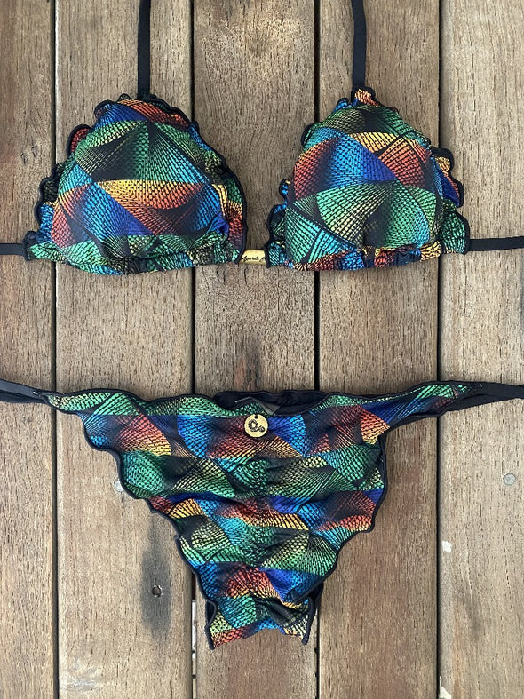 Bikini Tie Sides Ripple Jaguaruna