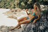 Bikini Tie Sides Ripple Moroccan Sea