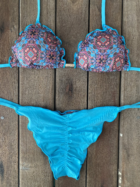 Bikini Tie Sides Ripple Moroccan Vibes