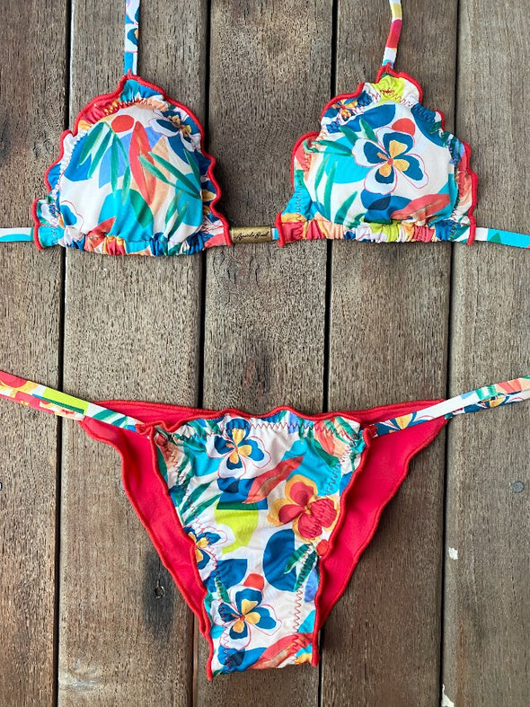 Bikini Tie Sides Ripple Paradiso