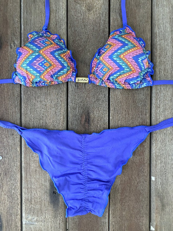 Bikini Tie Sides Ripple Summer Gaze