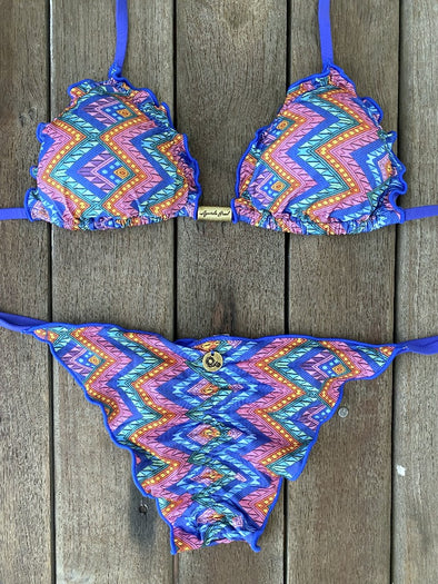 Bikini Tie Sides Ripple Summer Gaze
