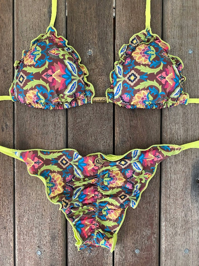 Bikini Tie Sides Ripple Sun Kiss