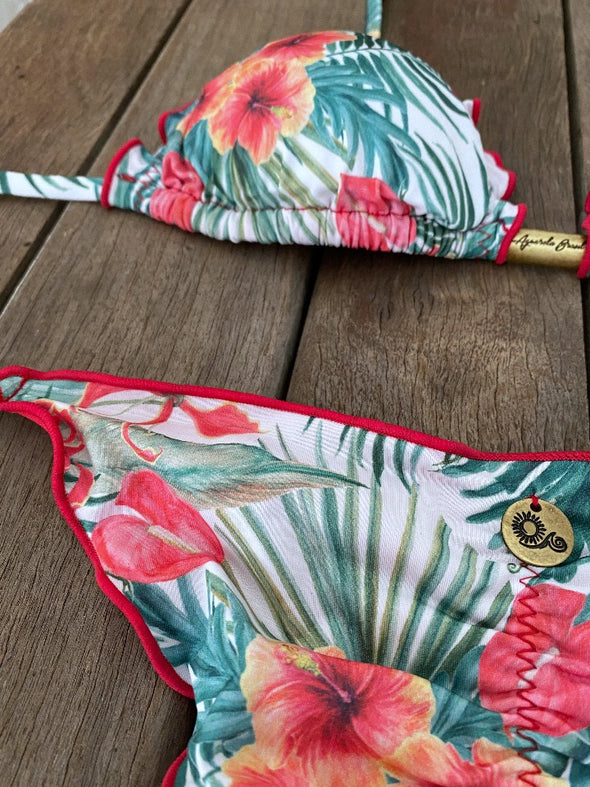 Bikini Tie Sides Ripple Surf Land