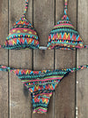 Bikini Tie Sides Tribal