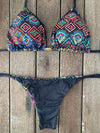 Bikini Tie Sides Tribal Pop