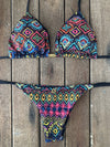 Bikini Tie Sides Tribal Pop