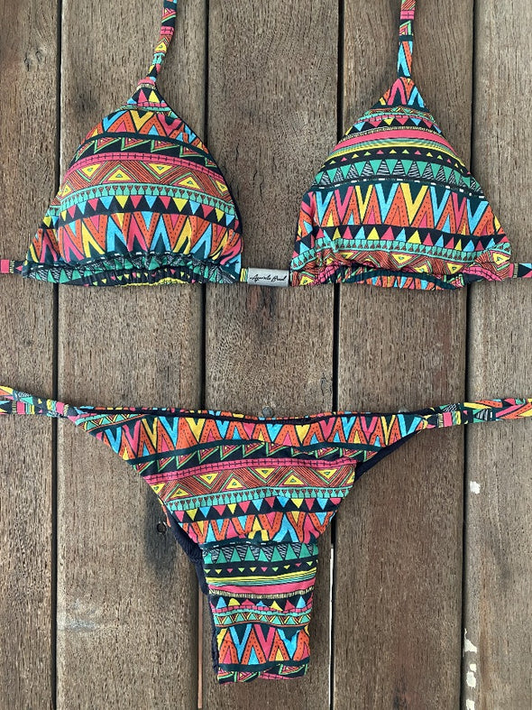 Bikini Tie Sides Tribal