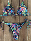 Bikini Tie Sides Whimsical Garden