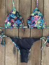 Bikini Tie Sides Whimsical Garden