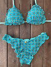 Bikini Wide Sides Ripple Moroccan Sky (fully reversible)