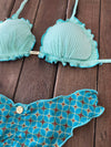 Bikini Wide Sides Ripple Moroccan Sky (fully reversible)