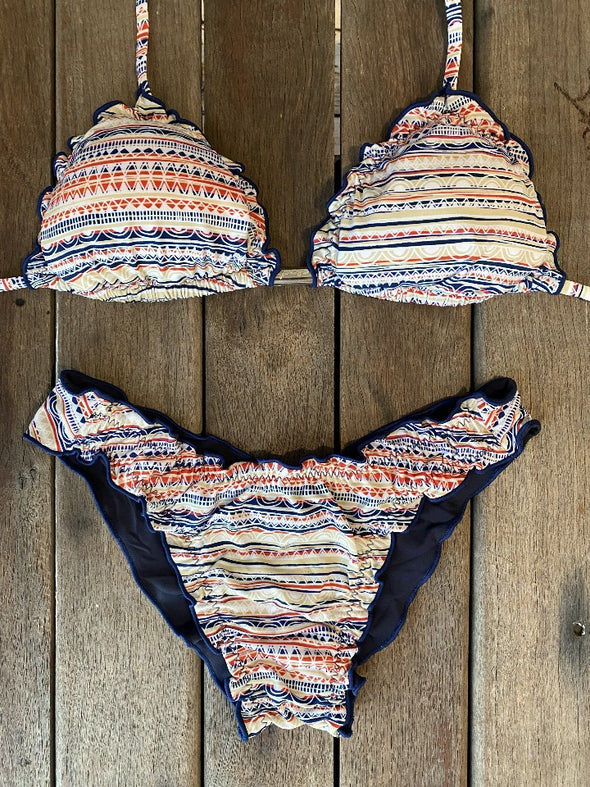 Bikini Wide Sides Ripple Sand Lines