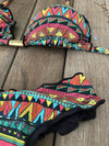 Bikini Wide Sides Ripple Tribal