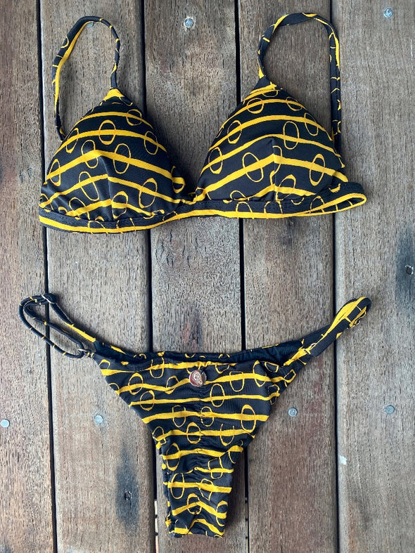 Bikini Adjustable Thin Sides Honeycomb