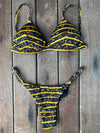 Bikini Adjustable Thin Sides Honeycomb