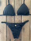 Bikini Adjustable Thin Sides Black