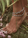 Silver 925 Anklet Cowrie