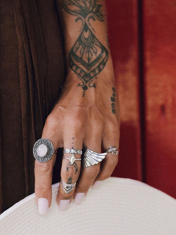 Silver 925 Ring - Wings