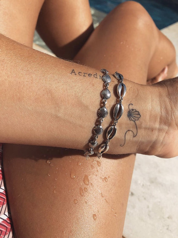 Silver 925 Bracelet - Cowrie