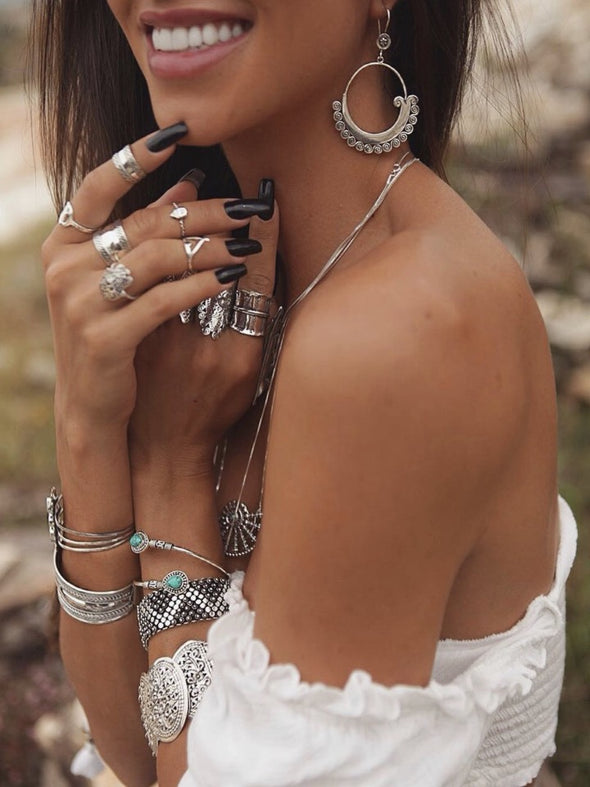 Silver 925 Earrings - Sexy Back