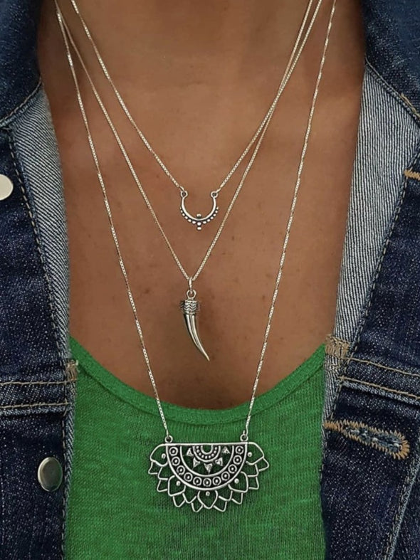 Silver 925 Necklace - Mandala Dream