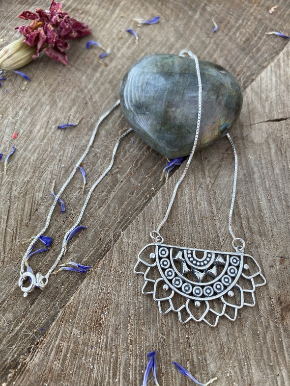Silver 925 Necklace - Mandala Dream