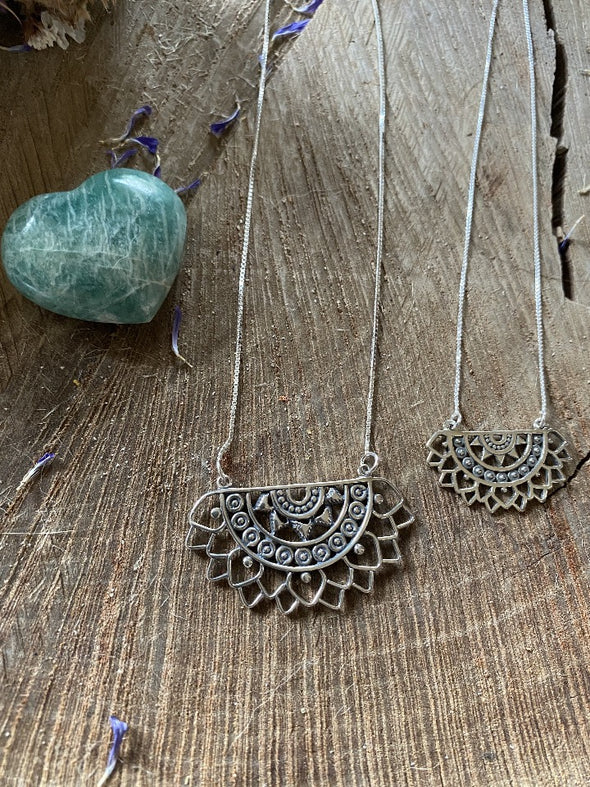 Silver 925 Necklace - Mandala Dream