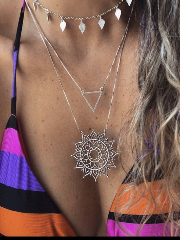 Silver 925 Necklace - Mandala Wholesome