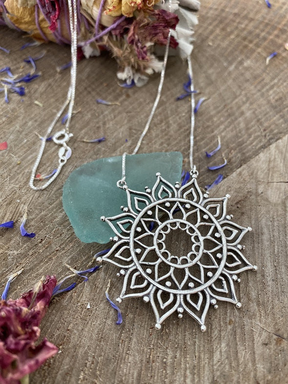 Silver 925 Necklace - Mandala Wholesome