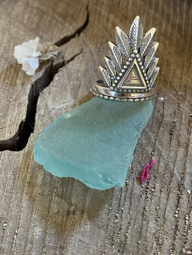 Silver 925 Ring - Aztec Goddess