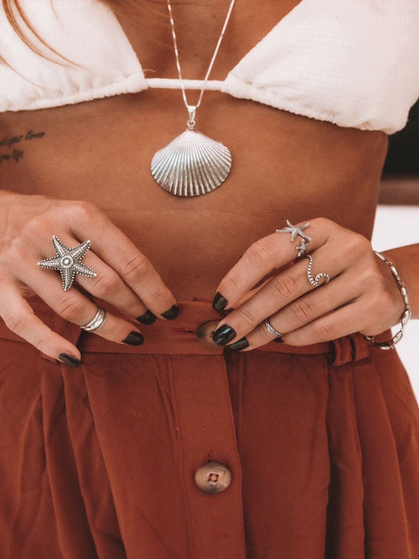 Silver 925 Ring  - Starfish